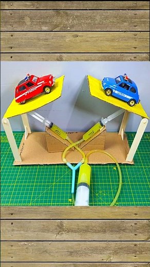 Hydraulic Power Lifts This DIY Bridge! 🚀💧