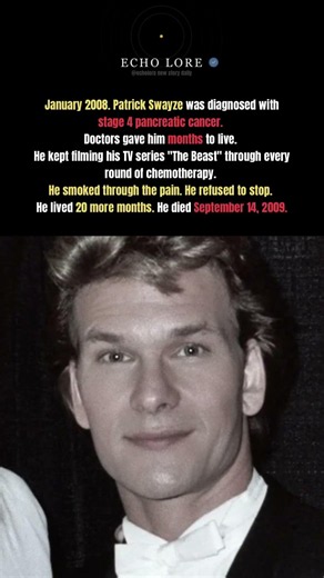 Patrick Swayze Filmed Through Cancer Until the End #shorts #patrickswayze #legends