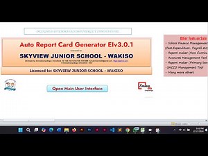 HOW TO MAKE STUDENT EXAM REPORT CARD IN VBA & EXCEL