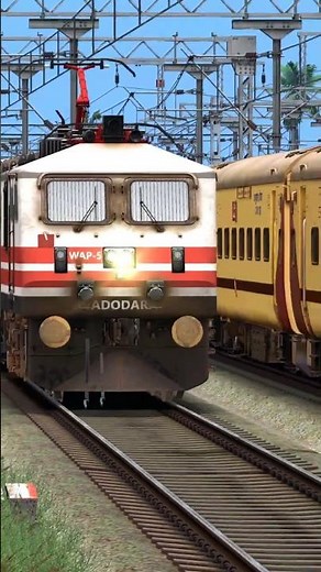 TRAIN CROSSING HIGH SPEED IN STATION | NTG GAMING #trainsimulator #indianrailways #trainsim #ts2022