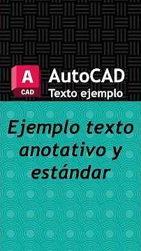 Example of standard and annotative text #autocad #architecture design