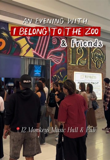 @I Belong To The Zoo launched their EP last night at 12 Monkeys and we FELT every word 🥹 Congrats on the new EP, masakit pero solid🤣 📍G/F Estancia Mall, Main Wing, Capitol Commons #12monkeys #ibelongtothezoo #foryoupage