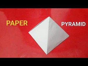 How To Make Pyramid Origami | Easy Paper Pyramid Tutorial