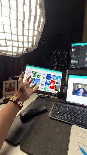 Editor’s Dream Setup 🔥 RIITEK Quad 16 | 4 Screen Laptop for Designers & Creators