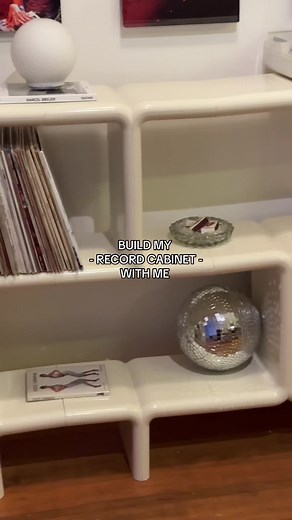 Building and Styling a Record Cabinet: Home Decor DIY Project