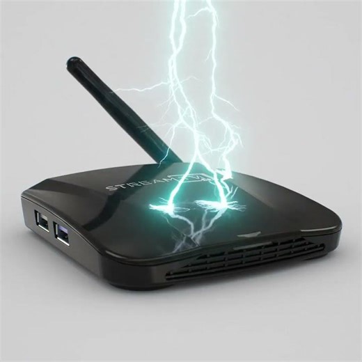 Product animation for a modem