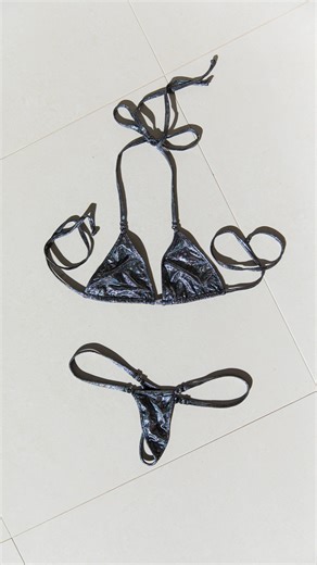 Wicked Weasel on Instagram: "Shimmer in the sun, tease in the water, and love every second of it with this stunning bikini 🌊🖤"