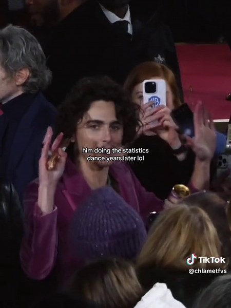 Timothée Chalamet Statistics Dance Years Later