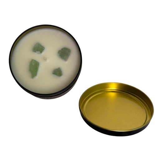 Crystal Candle, Sacred Grove, Luxury Soy Wax, 8 Oz, Natural Crystals, Gift - Etsy