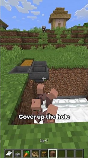 BEST EASY IRON FARM IN MINECRAFT