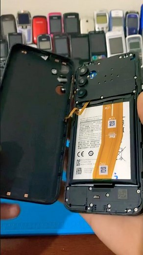 Remove Back Cover Samsung Galaxy A14 #smartphone #samsung #mobile #phonerepair #tech #reels