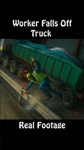 Worker Falls Off Truck While Covering Load