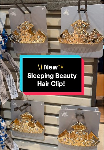 New Disney Sleeping Beauty Hair Clip!✨ #disneystyle #disneymerch #disneyparks #disneyworld