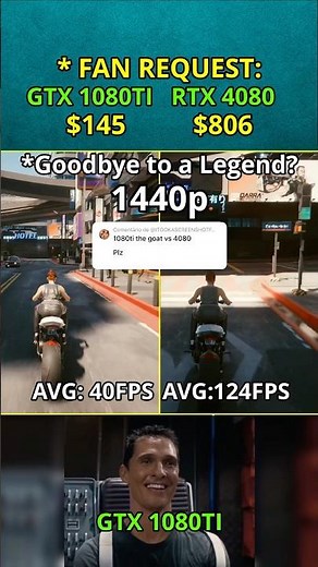 GTX 1080 Ti vs RTX 4080 — Goodbye? FAN REQUEST EP.242