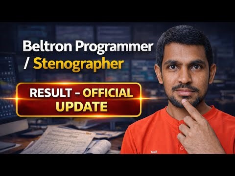 Beltron New Update 2026 | Programmer / Stenographer Result Official Notification