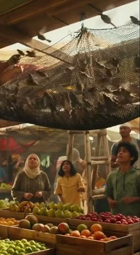 🕊️ Birds Freed from Market Net | Heartwarming Rescue Moment 🌤️❤️ | Wild Interaction Diaries