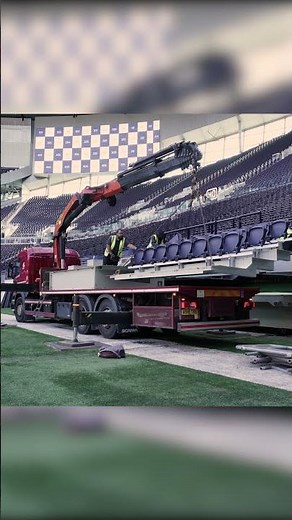Pitch Transformation Timelapse! | How Tottenham Hotspur Stadium Transforms into NFL Stadium #Shorts