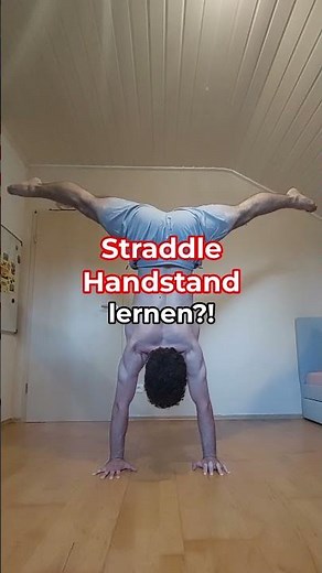 Straddle Handstand Übungen – so lernst du ihn Schritt für Schritt!🤸‍♂️(Teil 2)