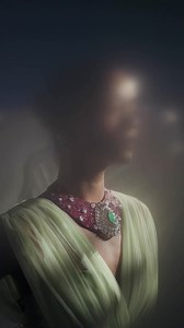 Immerse yourself in the serene allure of our Lush Ruby Statement Choker Set. Adorned with Russian emeralds and rose-cut diamonds, this exquisite piece captures the vibrant greenery and delicate blossoms of a hidden oasis, evoking the tranquil beauty of nature. Book your appointment today! Contact / Schedule a Video Call with us at 09821013886, Or Visit our exclusive store in Bandra, Mumbai. #ANMOL #AnmolJewellers #LushOasis #PastelJewellery #Gemstone #Diamonds #InherentlyLuxe [ New Collection, E