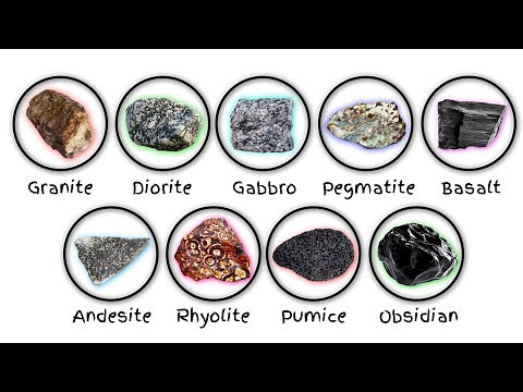 Every common igneous rocks EXPLAINED in 6 minutes.