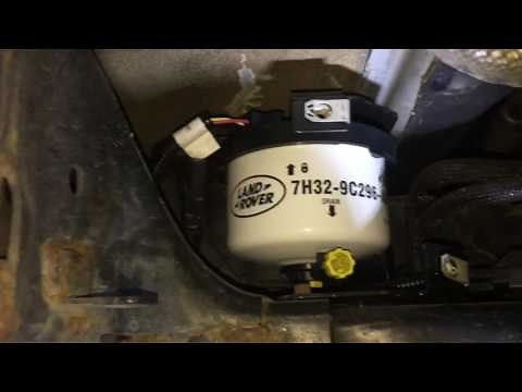 Land Rover Range Rover Sport fuel filter location 2010 face-lift