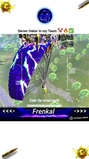 Server hacker in my team🤡✅🔥|| #frenkal #bgmi #shorts