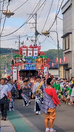 【東北祭り】2023年9月青森県南部町 名川秋まつり 本編は↑をクリック #shorts