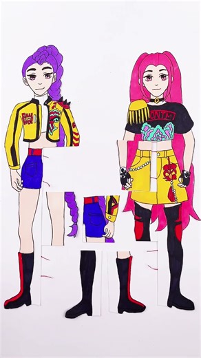 🧩DIY KpopDemonHunters Match Card Game #funny