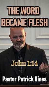 The Word Became Flesh | Ephesians 1:20 | Pastor Patrick Hines Sermon #shorts #christianshorts #Jesus