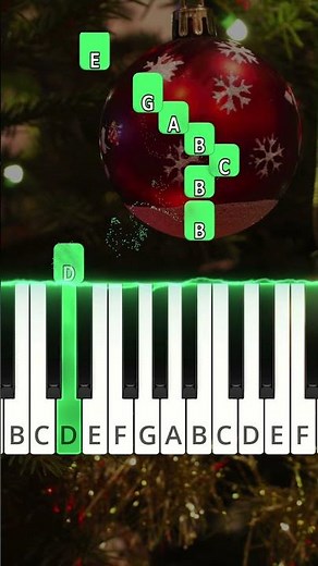 Super Easy! We Wish you a Merry Christmas (Piano Tutorial)