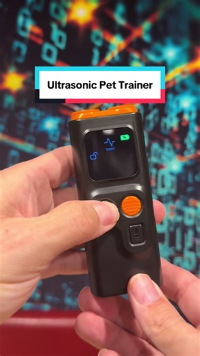 Effective Ultrasonic Dog Trainer in Action