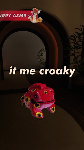 meet croaky and wormy #furryasmr #asmr