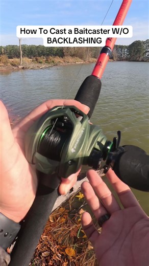 Learn How To Throw a Baitcaster with this 1Min Lesson to catch more FISH ! 💯🙏🏽🎣 #baitcaster #fishing #fishingtips #fishinglife #tiktokshop