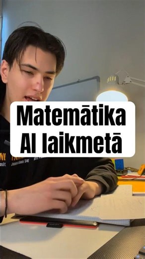 Matemātika AI laikmetā #eksameni #maths #skola #matematika