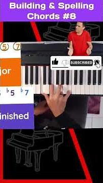 Half-Diminished vs Fully Diminished Explained #pianochords #musictheory #tutorial