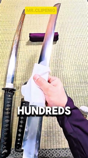 This Is How Real Samurai Swords Are Made ⚔️ (Insane Sharpness Test!#katana#samuraisword #swordmaking