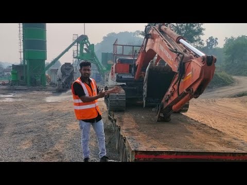 Excavotor tips and tricks || poclain operator training||poclain trailer loading tricks ||