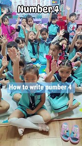 The Pre-K2 learners will teach us how to write number 4. #numeracy #numbers #NUMBER4 #playbasedlearning #learningthroughplay #MATATAGCurriculum #countingnumbers #earlychildhoodeducation #ECCD #preschool #fbreelsfypシ゚ #fbreelsfypシ゚viralシ | Lapid Kinderland Inc.