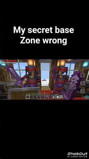 🆔My secret base 😱zone wrong 🤑⛏️