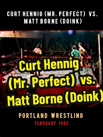 Curt Hennig (Mr. Perfect) vs. Matt Borne (Doink)