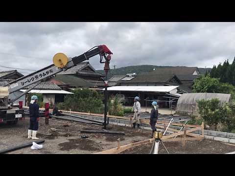 鋼管杭の施工動画