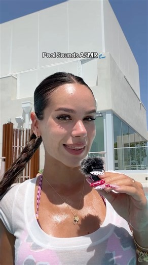 Pool Sounds ASMR 🌊😍 #asmr #water #pool #miami #relax
