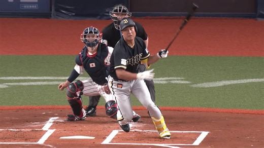 Orix Buffaloes' three-run 1st against Team Japan