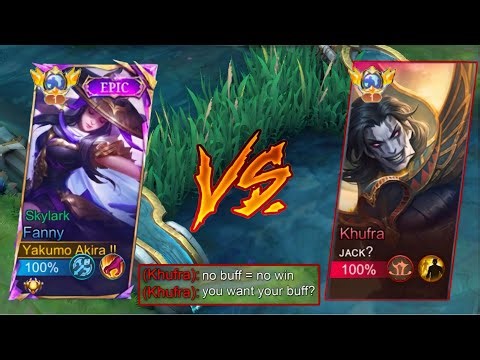 AKIRA FANNY VS PRO KHUFRA IN SOLO RANK! SUPER HARD GAME!!