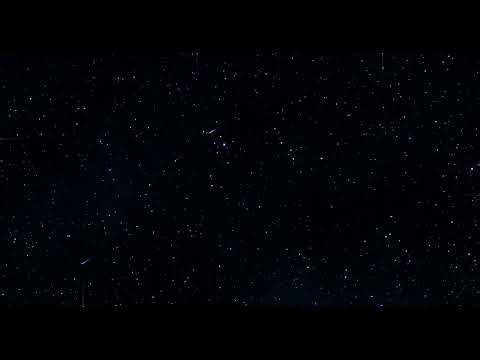 4K Starry Night Shooting Stars Screensaver Looping Backgrounds Fake Window