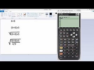 Video 1: Programacion de calculadora Hp 50g. ¿Que es RPN? Ejercicios resueltos. Primer programa