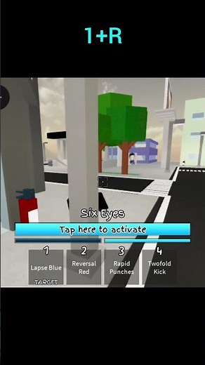 how to do gojo special moves with lapse blue #jjs #roblox