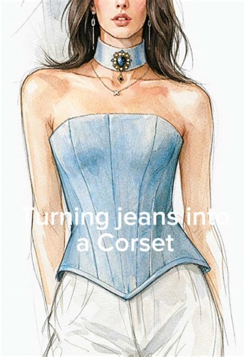 Transform Your Jeans into a Stylish Corset