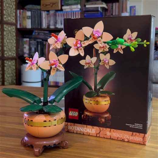 Lego - Mini Orchid #lego #stopmotion #collection #BOTANICAL #fyp | lego