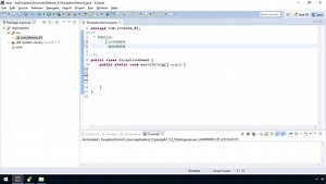 Java基础之 19 异常处理